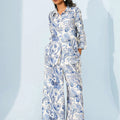 Paisley Printed White Co-ord Set