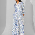 Paisley Printed White Co-ord Set