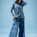 Denim Polka Dot Silver Jeans