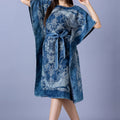 Brocade Ropes & Chains Design Denim Dress