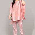 Brocade French Pattern Pink Kaftan