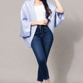 Brocade Floral Design Lavender Shrug