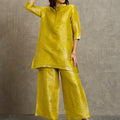 Brocade Paisley Yellow Co-Ord Set