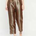 Brown Dobby Design Brocade Pant