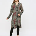 Multicolored Paisley Printed Viscose Kurta