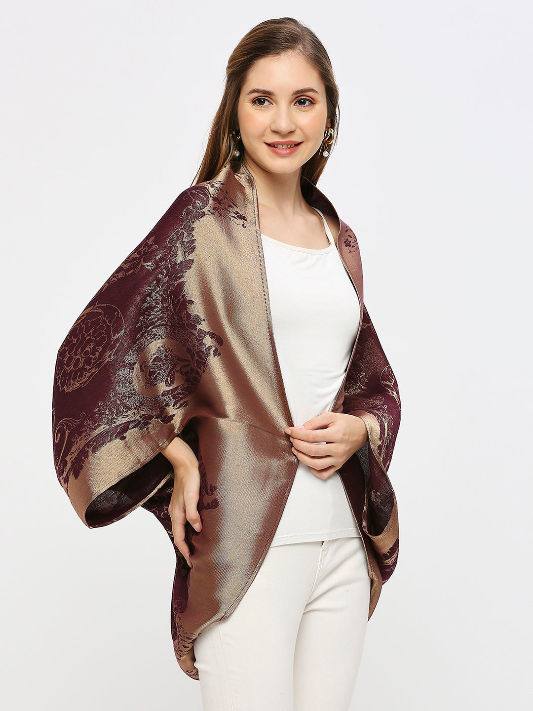 Brocade French Patterned Wine Cape
