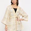 White City Car Design Brocade Kimono