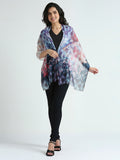 Multicolor Floral Printed Polyester Scarf