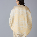 Brocade Roman Pattern Ivory Shrug