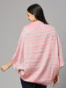 Floral Pattern White Brocade Shrug