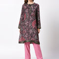 Taupe Paisley Viscose Kurta