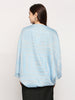 Floral Pattern White Brocade Shrug