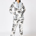 White Blue Co-Ord Set