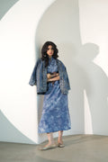 Blue Long Kurta Style Dress