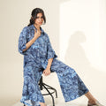 Paisley Printed Blue Co-ord Set