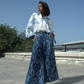 Denim Geometric Silver Jeans