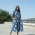 Denim Polka Dot Dress - Pre Order