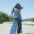 Denim Polka Dot Silver Jeans