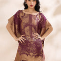 Brocade French Design Wine Poncho