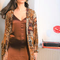 Animal Printed Kimono Jacket