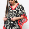 Ikat Printed Short Kaftan Top