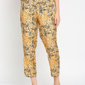 Beige Animal Printed Pant