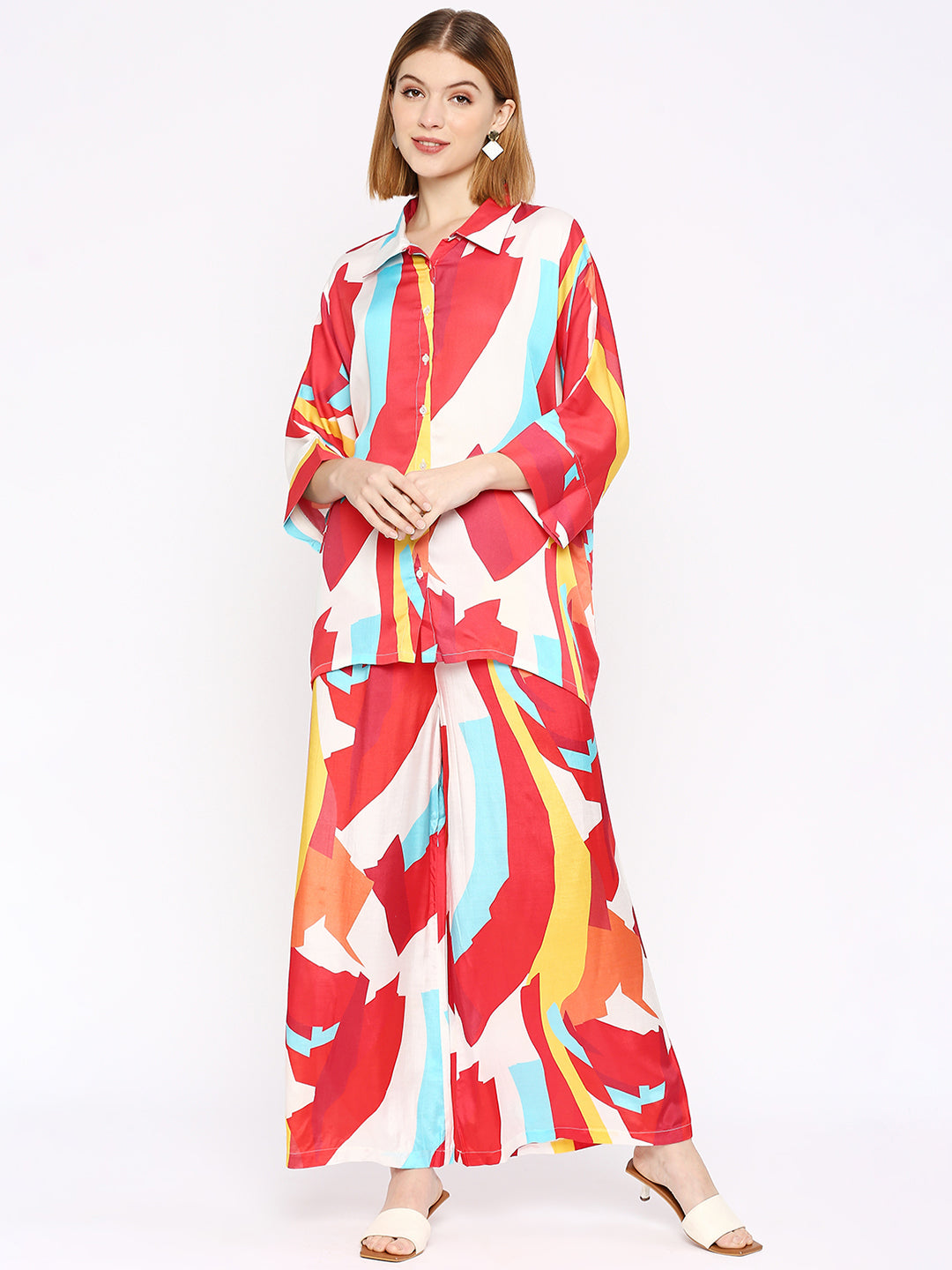 Multicolored Co-Ord Set