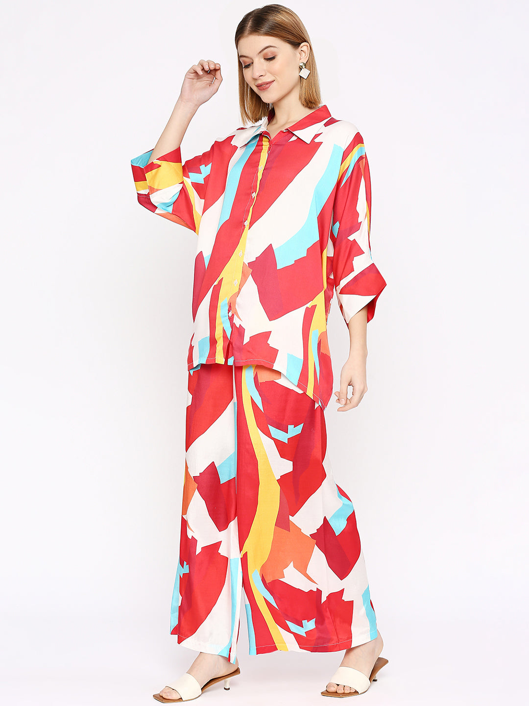 Multicolored Co-Ord Set