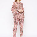 Pink Flower Printed Co-Ord Set
