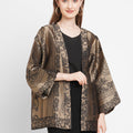 Brocade Roman Pattern Black Jacket