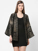 Black Brocade Horse Pattern Jacket