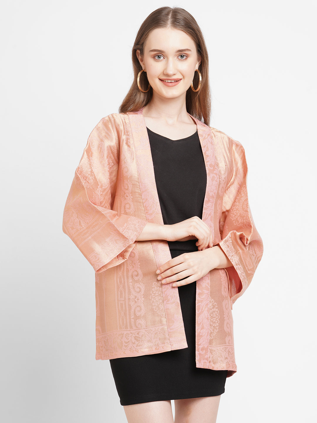 Pink Brocade Roman Jacket
