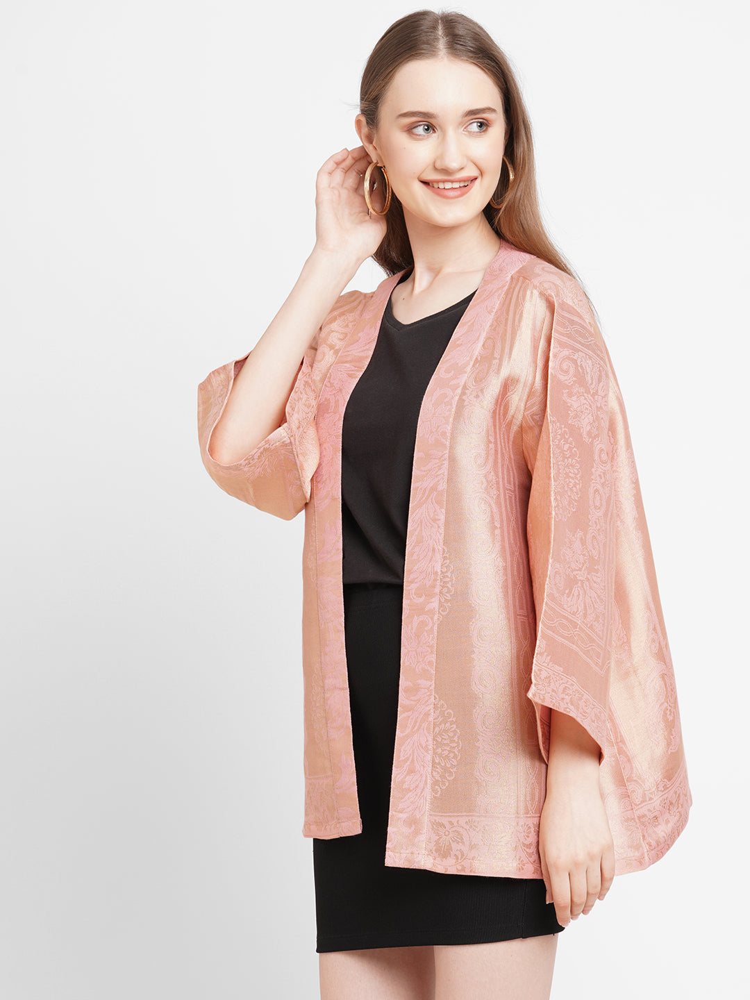 Pink Brocade Roman Jacket