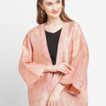 Pink Brocade Horse Pattern Jacket