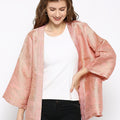 Pink Brocade Horse Pattern Jacket