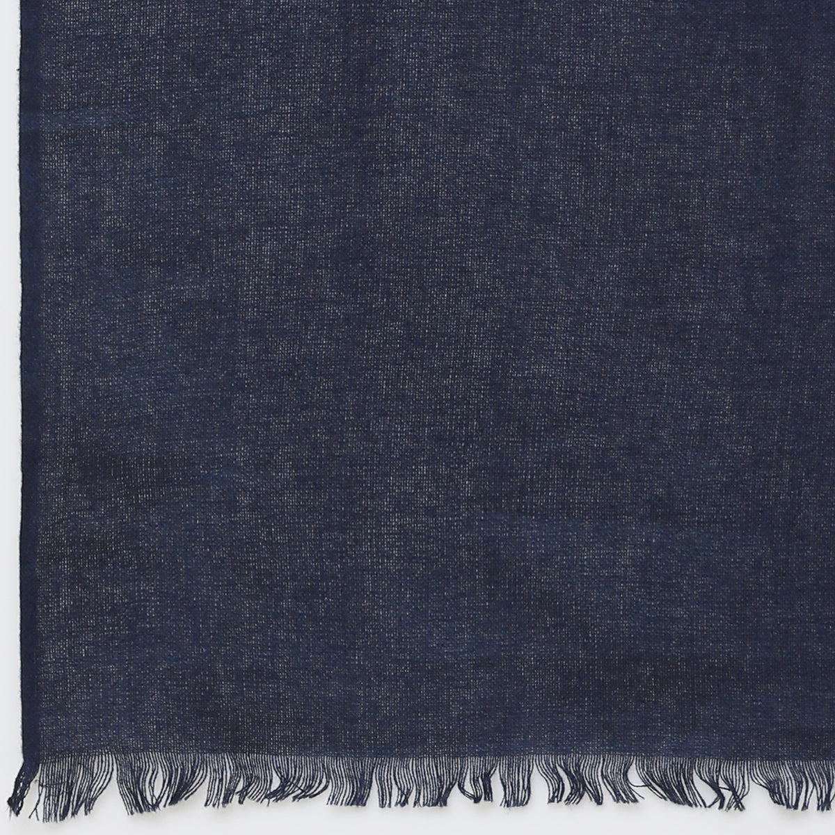Blanket Style Navy Blue Scarf