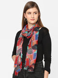 Multicolor Geometric Printed Scarf