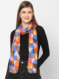 Multicolor Geometric Printed Scarf
