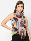 Multicolor Geometric Printed Scarf