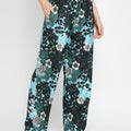 Blue Floral Printed Pant