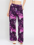 Lilac Floral Printed Pant