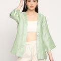 Brocade Green French Patterned Jacket